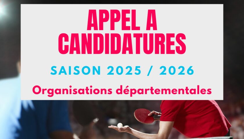 Appel à candidatures C67TT - 2025 2026